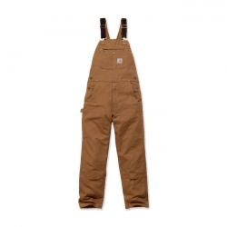 carhartt relaxed fit duck bib overall - carhartt brown