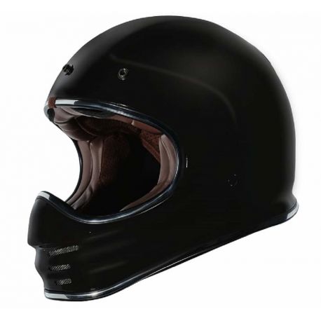 torc t-3 retro bukósisak - fényes fekete - ECE