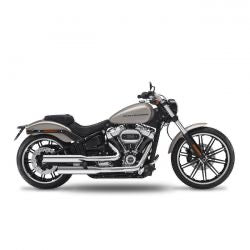 kesstech fusion long slip-on chr straight cut short - 107" M8 Softail