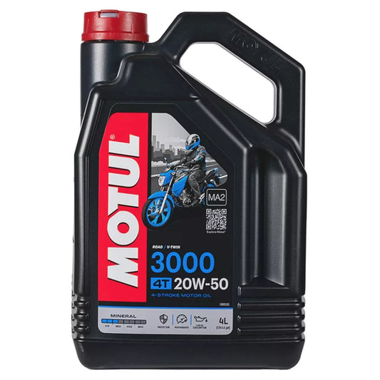 motul 3000 mineral motor oil 20W50 - 4 liter