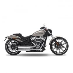 kesstech fusion long 2-2 exhaust chr straight cut short - 114" M8 Softail
