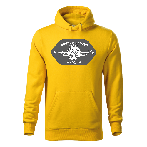 bobber center hoodie - yellow