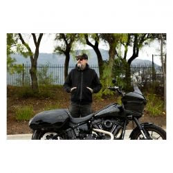 biltwell 4 speed canvas vest - blk