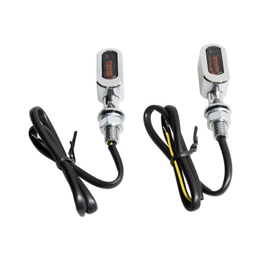 fastline LED irányjelzős & position light króm/füstös - univerzális