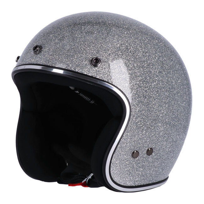 roeg jett helmet - disco leftl silver