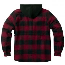 west coast choppers hell bent flannel jacket red/blk