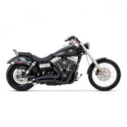 vance & hines 2-1/2" big radius 2-2 exhaust blk 06-17 Dyna