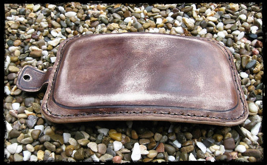 dhcustom vintage type used brown pillion pad