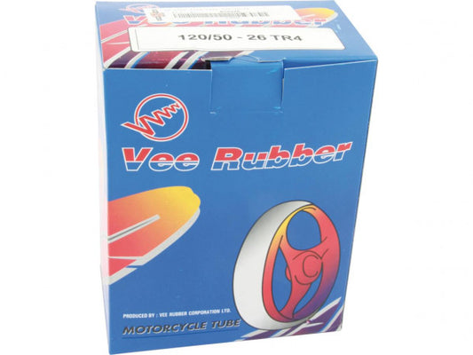 vee rubber inner tube - 120/50-26 metal center valve