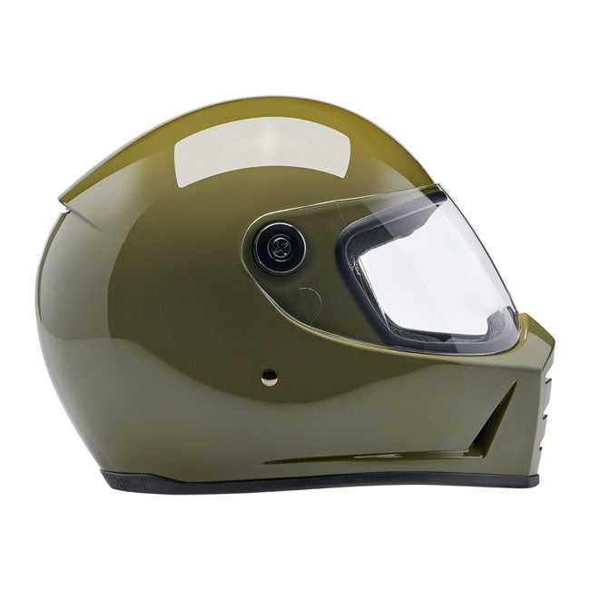 biltwell lane splitter helmet - Olive Green