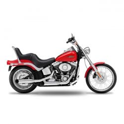 kesstech 2-2 3" low slip-on ESM2 chr - 07-11 Softail