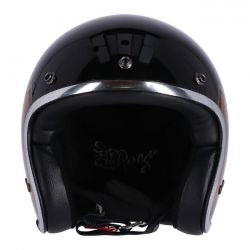 13 1/2 skull bucket helmet gloss black