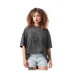 von dutch loose women t-shirt - dark gray