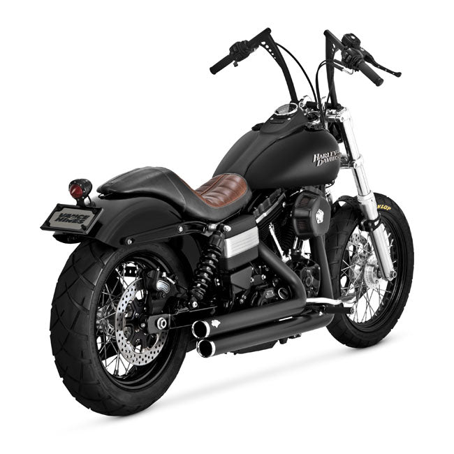 thorcat - V&H Big Shots 2-2 Exhaust Black - 06-16 Dyna