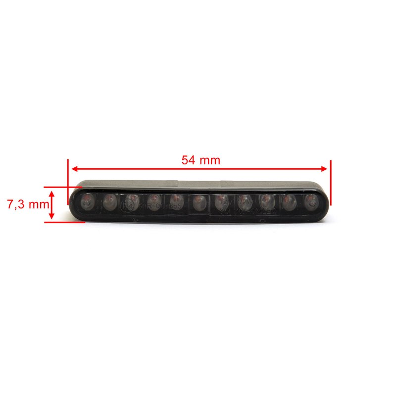 mini led féklámpa csík fekete