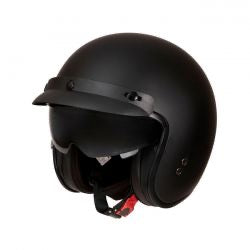 claw cruiser sunvisor jet helmet - blk matt