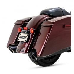 vance & hines twin slash round blk - 17-24 Touring/ 23-24 FLH