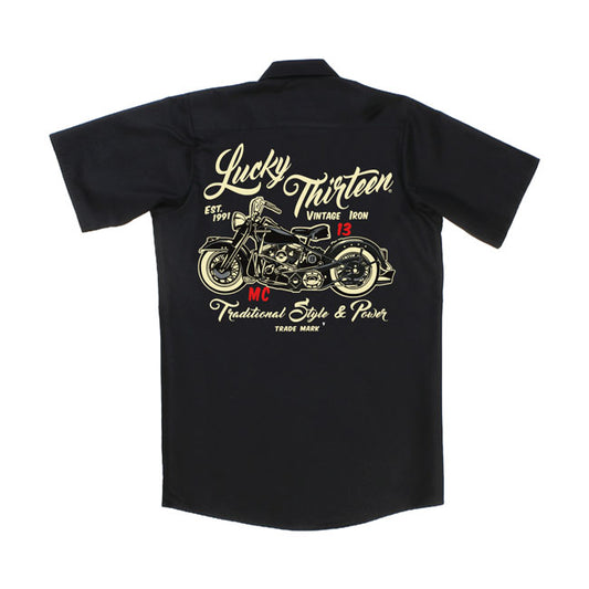 lucky 13 vintage iron work shirt ing