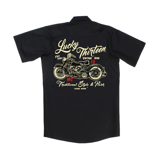 lucky 13 vintage iron work shirt ing - XL