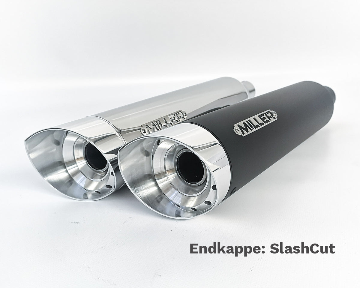 miller silverado I slip-on exhaust - 04-13 Harley-Davidson Sportster