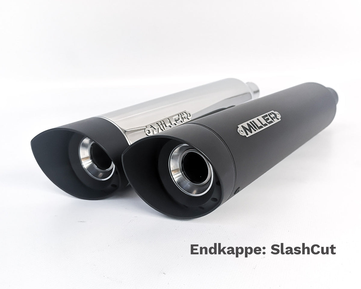 miller silverado I slip-on exhaust - 04-13 Harley-Davidson Sportster