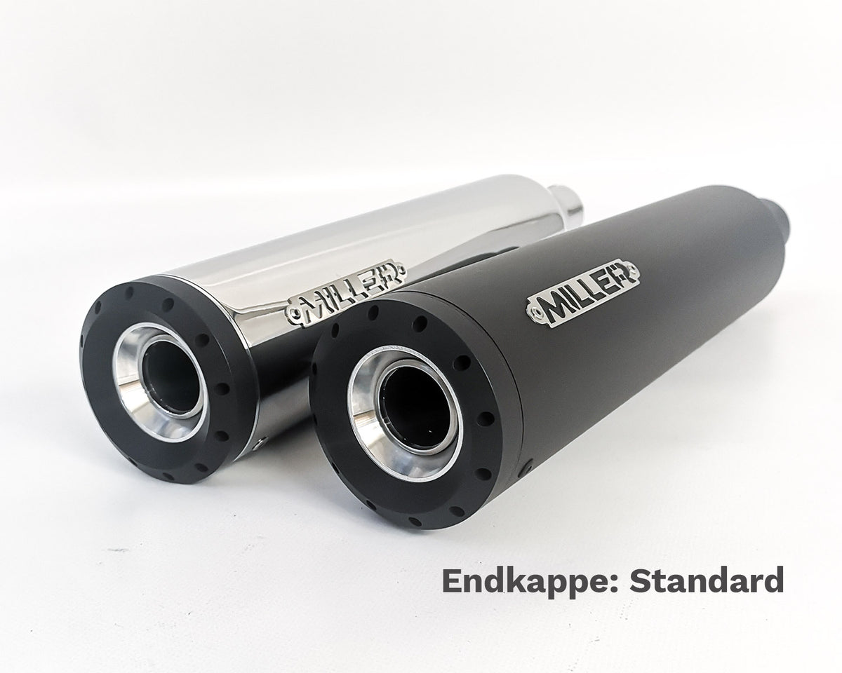 miller silverado I slip-on exhaust - 04-13 Harley-Davidson Sportster